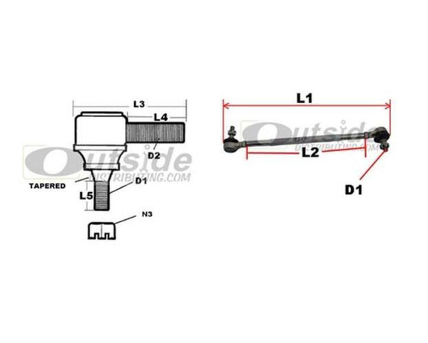 MOGO PARTS 轴承 Tie Rod