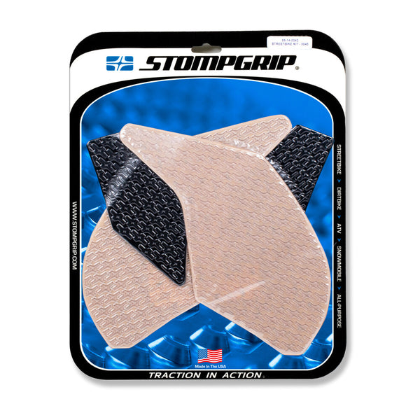 Stompgrip Kawasaki Tank Pad Kit Icon Clear