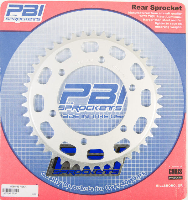 PBI 后链轮 铝制 42T-520 KAW/SUZ/YAM