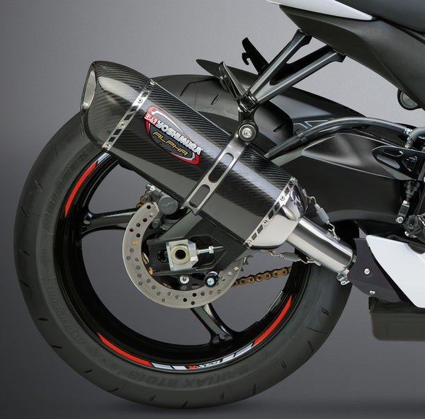 YOSHIMURA 排气管 EXHAUST SIGNATURE ALPHA SLIP-ON SS-CF-CF