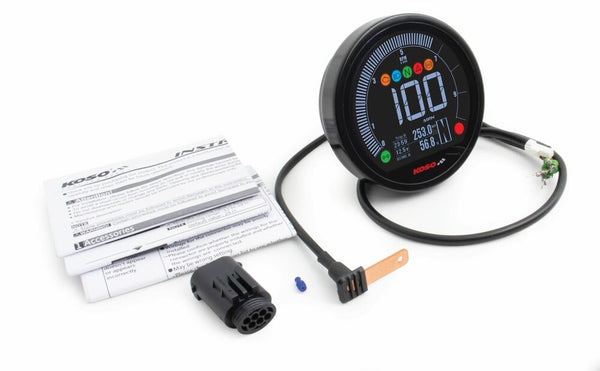 KOSO 仪表 DL-04 SPEEDO BLACK BMW