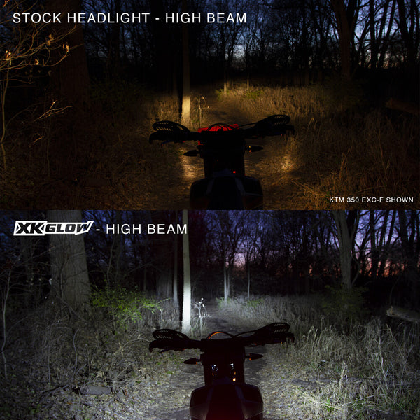 Xk glow 前照灯 KTM Dual Sport Headlight Kit KTM