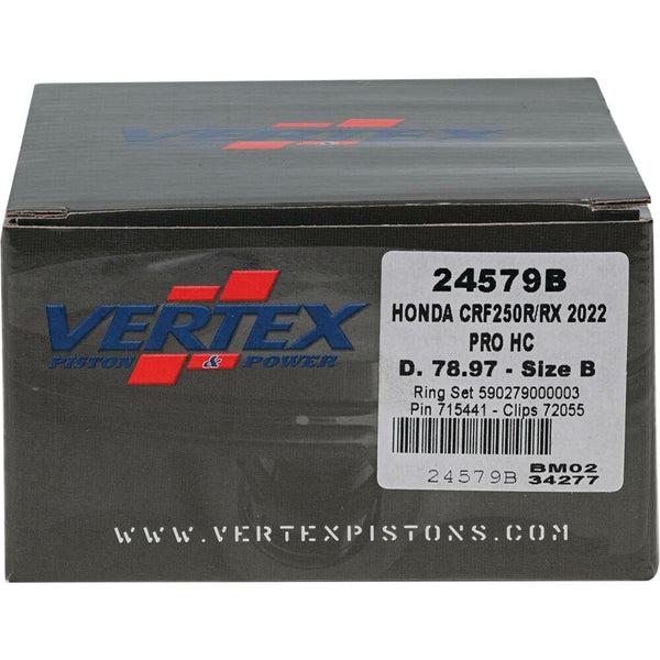 VERTEX 活塞 PISTON KIT HC FORGED 78.97/STD 14.4:1 HON