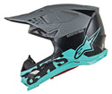 ALPINESTARS ALPINESTARS M8 头盔 Supertech M8 Radium Helmet Gloss Black/Grey/Teal M-8