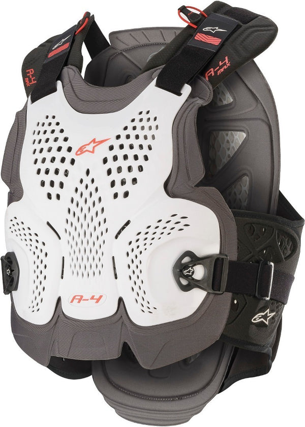 Alpinestars 护胸 A-4 Max Chest Protector 白/红