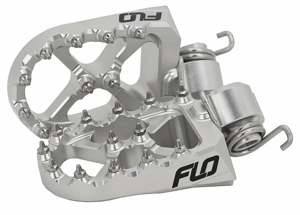 Flo Motorsports 脚踏 KTM/Husqvarna/Gas Gas Flo Footpeg LOW Silver 12MM Down HUS/KTM/GAS