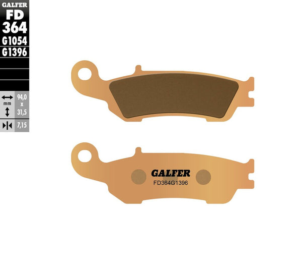 GALFER 刹车片 SINTERED FD364G1396