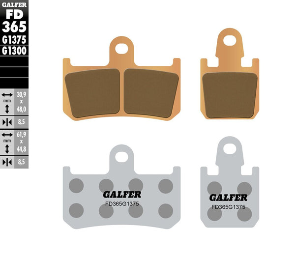GALFER 刹车片 SINTERED CERAMIC FD365G1375