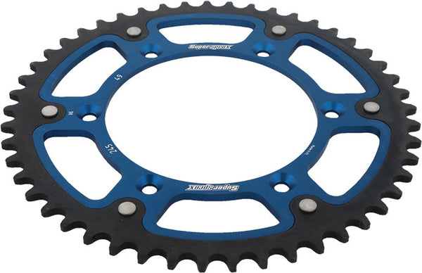 SUPERSPROX 链轮 REAR STEALTH SPROCKET ALU/STL 49T-520 蓝 YAM