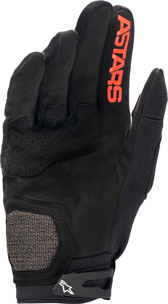 Alpinestars 手套 Megawatt Gloves Black/Fluorescent Red