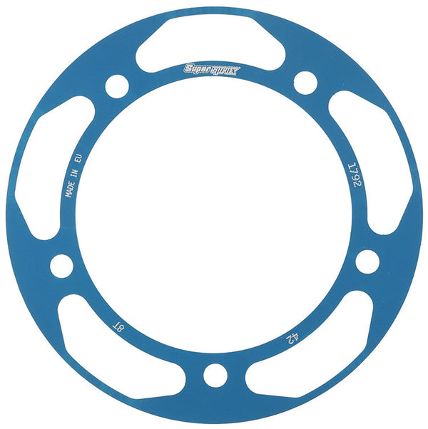 SUPERSPROX 链轮 REAR EDGE SPRKT COLOR DISK ALU 42T-525 蓝 HAY/SUZ/TRI
