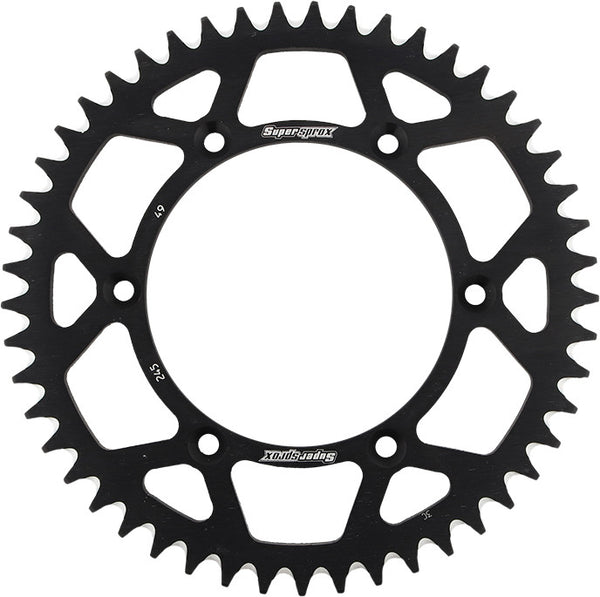 SUPERSPROX 链轮 REAR SPROCKET ALUMINUM 49T-520 BLK YAM