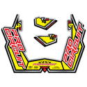 PRO CIRCUIT 贴花/贴纸 Muffler Sticker Kit