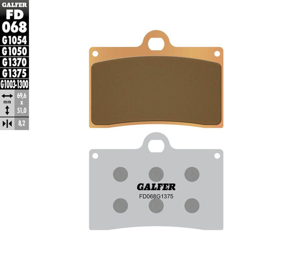 Galfer 刹车片 KTM/Ducati Brake Pads Sintered Ceramic FD068G1375