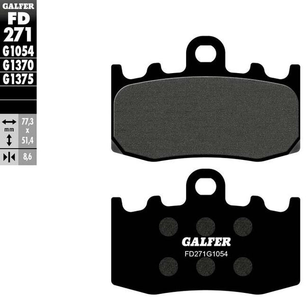 GALFER 刹车片 SEMI METALLIC FD271G1054