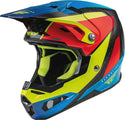FLY RACING 头盔 Formula Carbon Prime Motocross Helmet Yellow/Blue/Red
