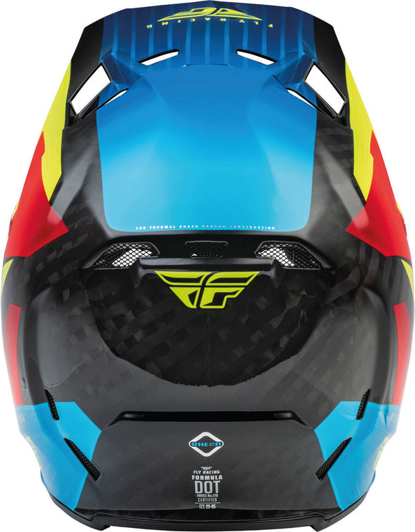 FLY RACING 头盔 Formula Carbon Prime Motocross Helmet Yellow/Blue/Red