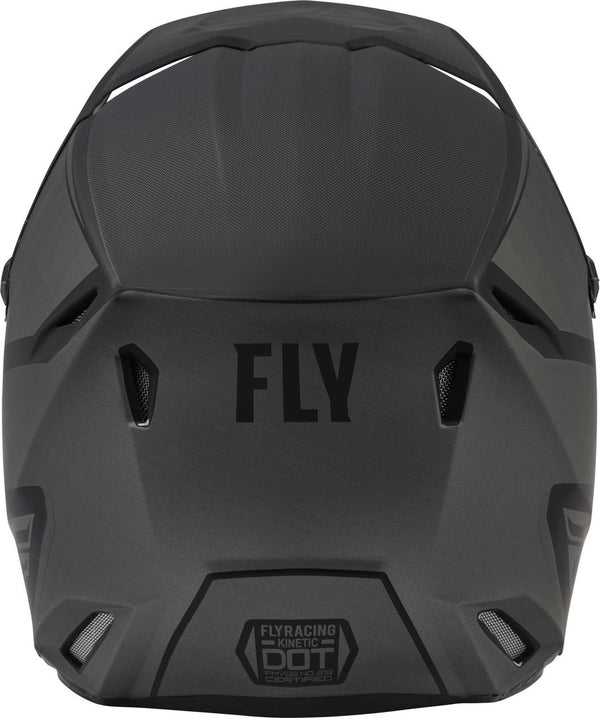 FLY RACING 头盔 Kinetic Drift Youth Motocross Helmet Black/Gray