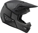 FLY RACING 头盔 Kinetic Drift Youth Motocross Helmet Black/Gray