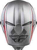 FLY RACING 头盔 Kinetic Drift Motocross Helmet Gray/Red