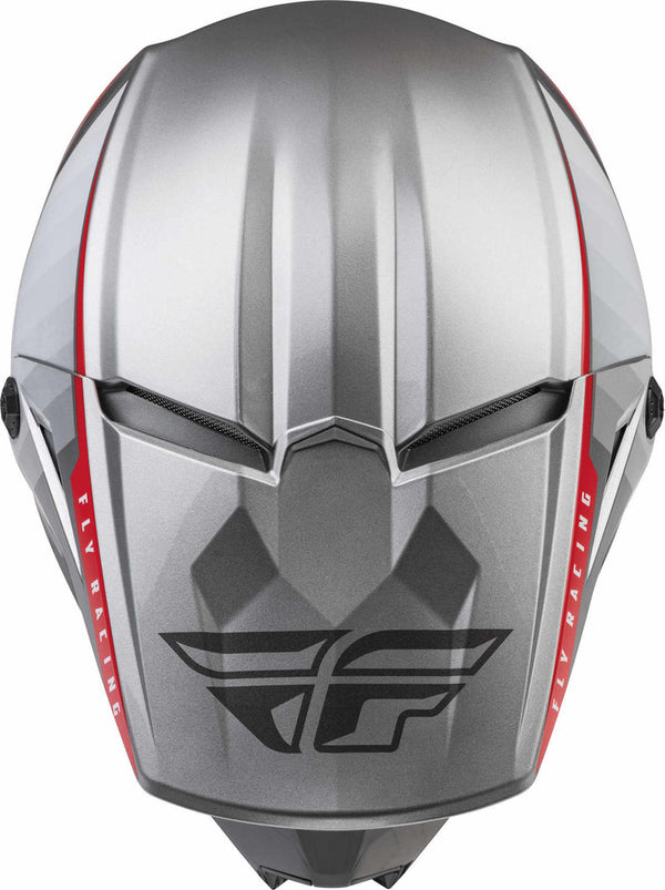 FLY RACING 头盔 Kinetic Drift Motocross Helmet Gray/Red
