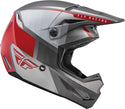 FLY RACING 头盔 Kinetic Drift Motocross Helmet Gray/Red