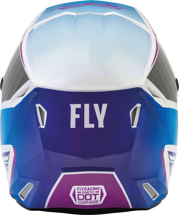 FLY RACING 头盔 Kinetic Drift Motocross Helmet White/Pink/Blue