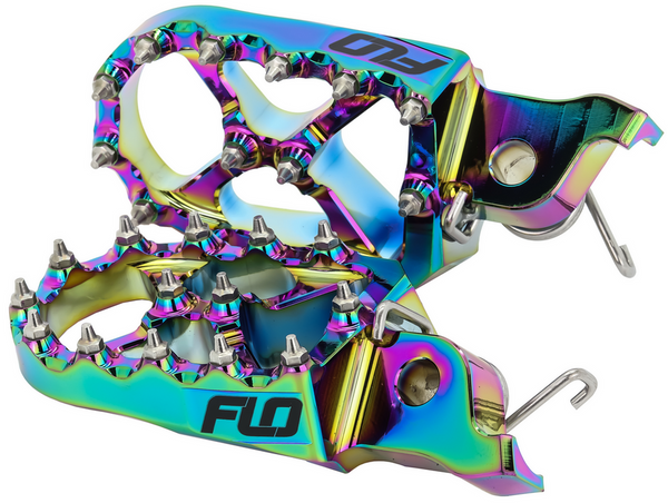 Flo Motorsports 脚踏 Kawasaki Pro Series Foot Pegs JET Fuel