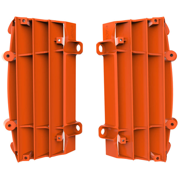 POLISPORT 水箱保护 散热器支架 KTM 橙