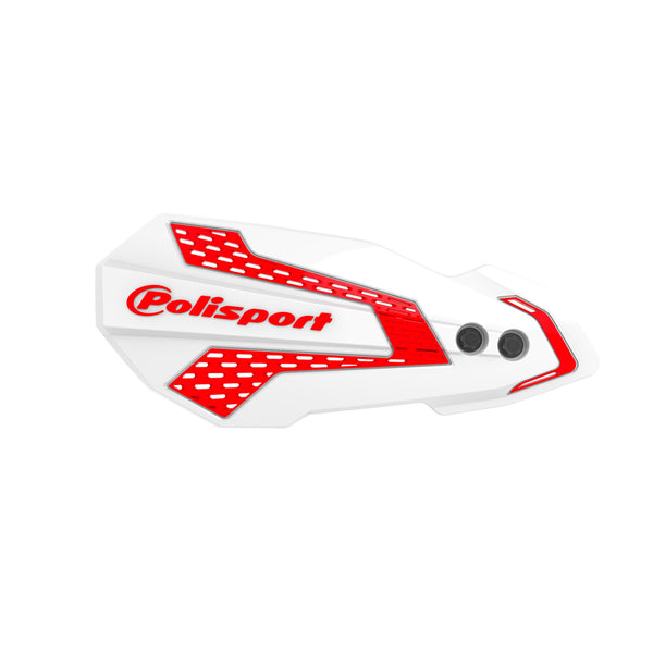 POLISPORT 护手/护弓 MX FLOW HANDGUARDS WHITE/RED