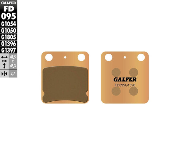 GALFER 刹车片 SINTERED FD095G1396