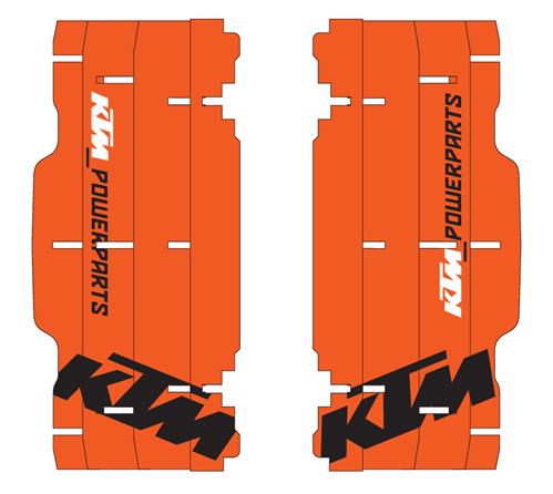 KTM Radiator Protection Grill Sticker Kit MX/Enduro 2005-2016