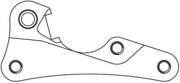 GALFER 刹车 280 TSUNAMI BRACKET ONLY