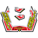 PRO CIRCUIT 贴花/贴纸 Muffler Sticker Kit