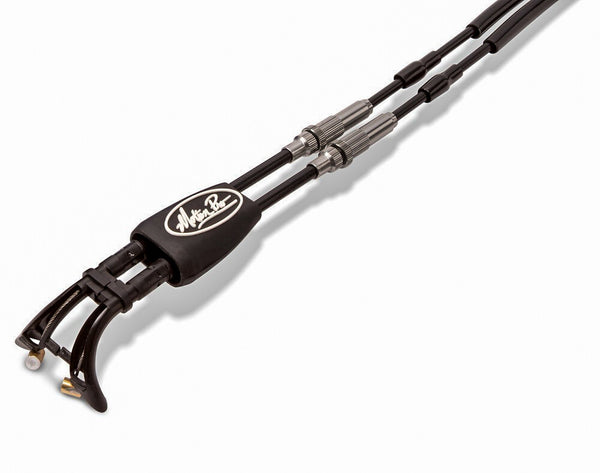 MOTION PRO 油门/刹车/离合线 REV 2/3 黑 VINYL THROTTLE PUSH-PULL CABLE SET