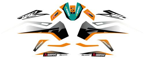 KTM Factory Graphics Kit 790 Duke 2018-2020