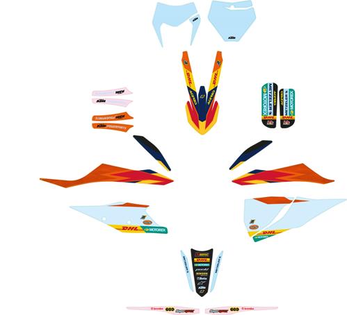 KTM Factory Graphics Kit MX/Enduro 2019-2022