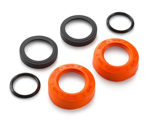 KTM Factory Wheel Bearing Protection Cap Set (Front/Rear) Enduro 2016-2022