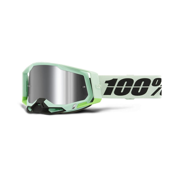 100% 风镜 Racecraft 2 Goggles Mirror Silver Flash