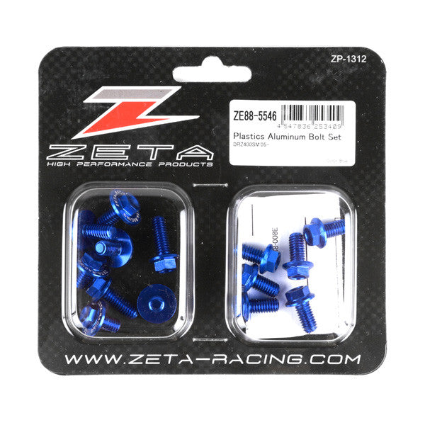 ZETA 五金件 ALUMINUM BOLT KIT BLUE