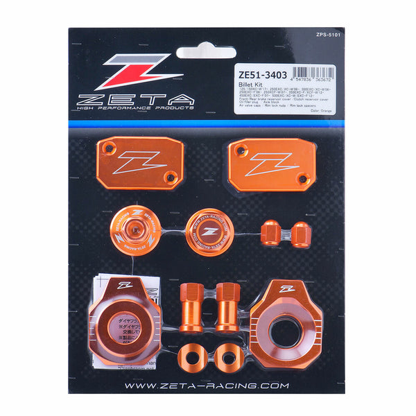 ZETA 五金件 BILLET KIT KTM 橙