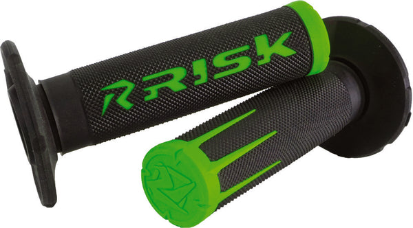 RISK RACING 手把胶 FUSION 2.0 MOTORCYCLE GRIPS 绿