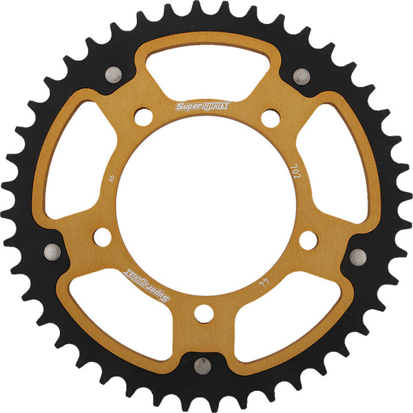 Supersprox 后链轮 Rear Stealth Sprocket ALU/STL 44T-525 GLD APR