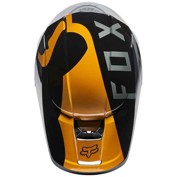 FOX 头盔 V1 Skew Helmet ECE [黑/金]
