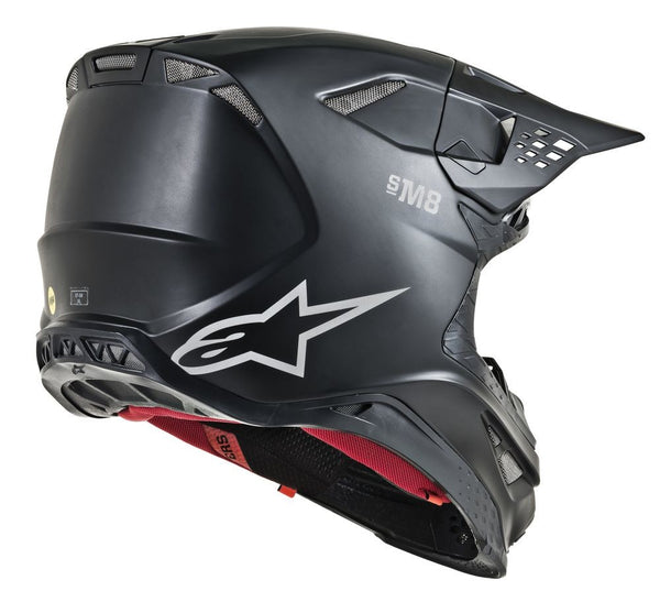 ALPINESTARS ALPINESTARS M8 头盔 Supertech M8 Solid Helmet Matte M-8 Matte Black