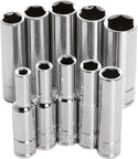 PERFORMANCE TOOL 工具 1/4" Metric Socket Set