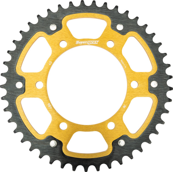SUPERSPROX 链轮 REAR STEALTH SPROCKET ALU/STL 45T-520 GLD KAW