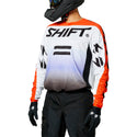 SHIFT 骑行服 WHITE LABEL FADE JERSEY [黑/白/橙]