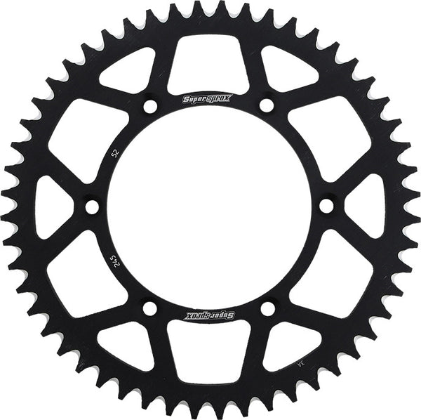 SUPERSPROX 链轮 REAR SPROCKET ALUMINUM 52T-520 BLK YAM