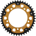 SUPERSPROX 链轮 REAR STEALTH SPROCKET ALU/STL 43T-525 GLD SUZ/TRI